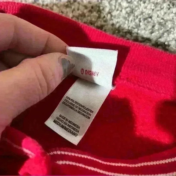 vtg disney winnie the pooh Tigger Snowman womens fleece night gown pajamas M - Picture 6 of 8